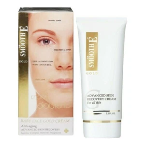 Smooth E Babyface Gold Cream Advance Skin Recovery Whiten Anti Aging Wrinkle 65g - Picture 1 of 12