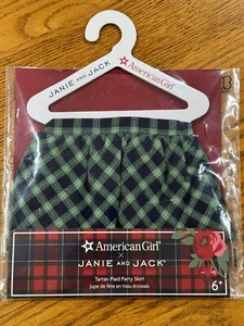 AMERICAN GIRL JANIE AND JACK TARTAN PLAID SKIRT FOR DOLLS - NIP - Picture 1 of 4