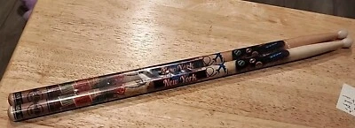 Hard Rock Cafe New York World Traveler 16" Matching Drumsticks Brand New In Pack - Image 1 of 4