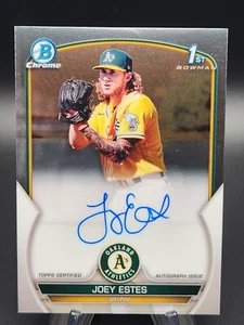 Joey Estes 2023 Bowman Chrome 1st Bowman Auto - Picture 1 of 2