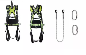 Safety Harness AtexPlus Climbing Harness Climbing Equipment Tree Care + 2m Retaining Rope - Picture 1 of 2