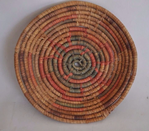 Vintage Antique Southwestern Woven Ceremonial Wedding Hand Wound Collectibles Cover