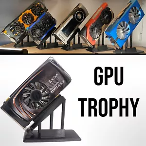Regal Trophäe Display Ständer Halter für Standard PCIE Grafikkarten GPU - Bild 1 von 9