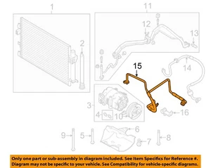 FORD OEM 17-18 Focus Condenser, Compressor Lines-Ac Hose F1FZ19D742T - Picture 1 of 2