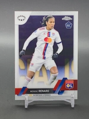 2022-23 Topps Chrome Women's UEFA Rookie #91 WENDIE RENARD Olympique Lyonnais RC - Image 1 of 2