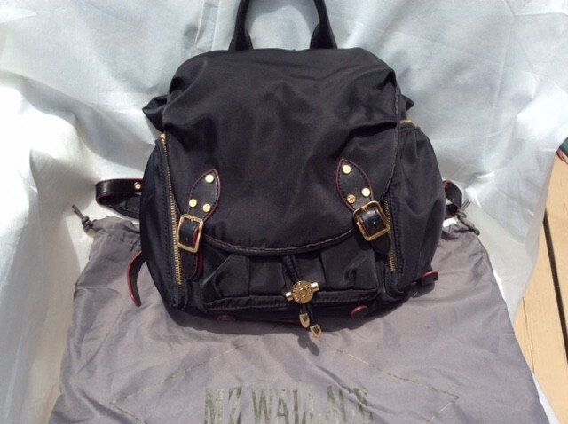 Marlena Bedford Nylon Backpack -Red 