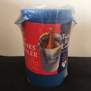 Picnic Deluxe Drinks Bottle Cooler Ice Pack Twist & Cool Lock In Cold New - Picture 1 of 6