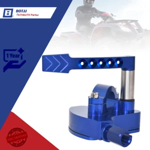 BILLET THUMB THROTTLE ASSEMBLY BLUE FOR YAMAHA BANSHEE YFZ RAPTOR 350 660 700 - Picture 1 of 10