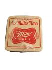 Miller High Life Welcome To Miller Time Cardboard Bar Ware Coasters New Old...