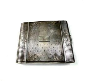 Zigaretten Box Silber mit Verzierungen ca. 10 cm Vintage - Bild 1 von 5