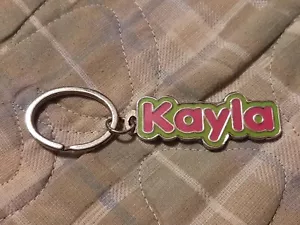 Llavero KAYLA nombre llavero de metal llavero llavero llavero llaves de coche - Imagen 1 de 4