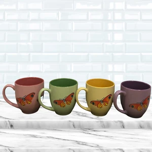 Disney EPCOT Flower & Garden Festival Schmetterling Tassen-Neu & Selten 4er Set 2008 - Bild 1 von 7