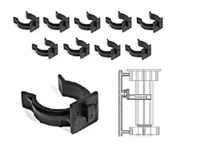 Pz10 Gancio Molla Per Zoccolo Cucina Sottolavello Attacco Su Piedino Zoccolatura - Immagine 1 di 2