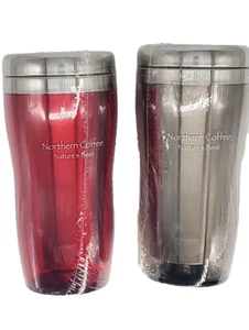 Northern Kaffeebecher Nachfüllpackung 16 Unzen 2 Tassen Neu Edelstahleinsatz - Bild 1 von 6