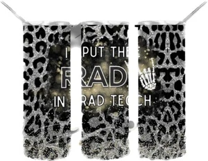 Radiology Design, Skinny 20oz Tumbler W/ Lid & Straw - Picture 1 of 1