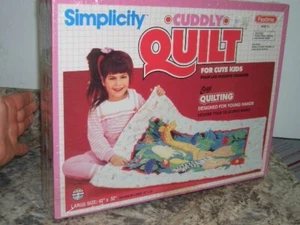Simplicity quilt kit for kids Pastime quilting for young hands New in box - Picture 1 of 5