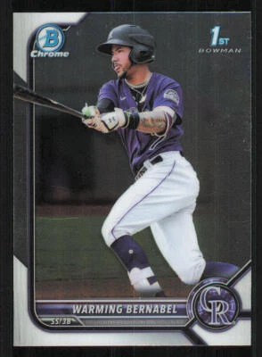 2022 Bowman Chrome Prospects #BCP46 Warming Bernabel - Image 1 of 2
