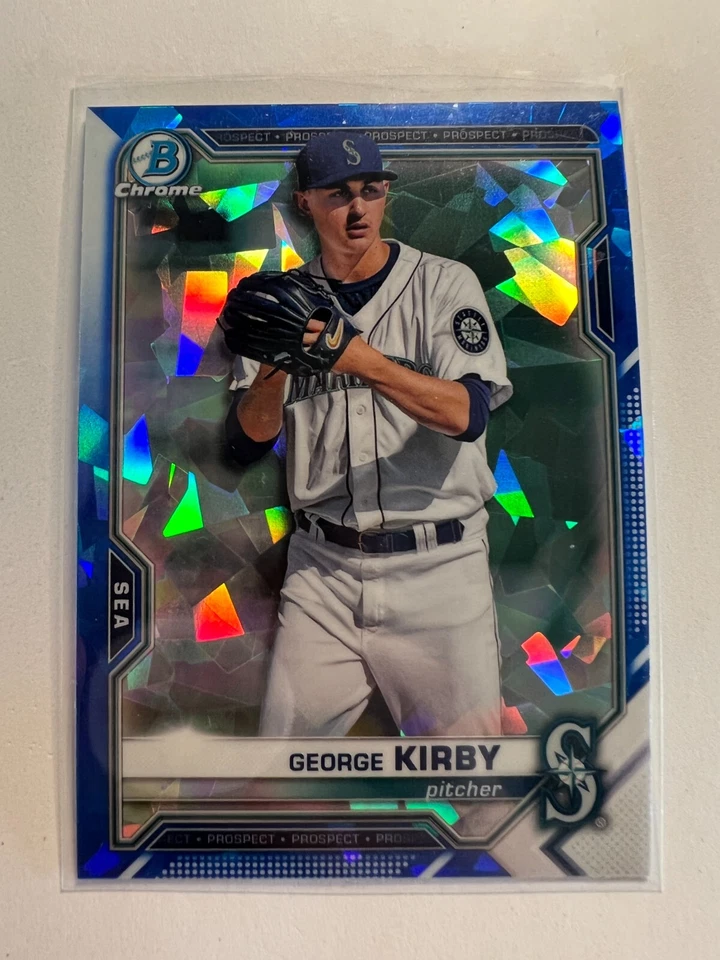 K5,983 -  2021 Bowman Chrome Sapphire Prospects #BCP117 George Kirby - Image 1 of 1