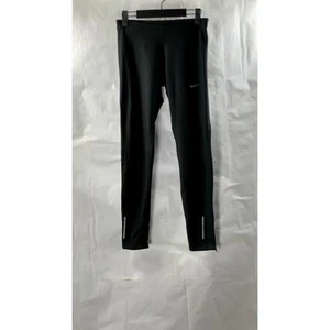 NIKE Damen-Leggings schwarz Dri-Fit reflektierend Reißverschluss-Knöchel innen Kordelzug Größe S - Bild 1 von 13