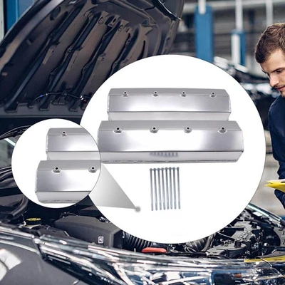 Valve Covers Set Fabricated Tall Valve Covers Accessories Lightweight Replaces - Image 1 of 4