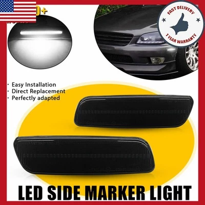 Par de luces LED blancas de señalización frontal de estacionamiento para Scion xA 2004-2006 Foto 1 de 4