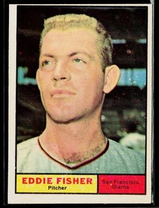 Eddie Fisher 1961 Topps #366 San Francisco Giants - Picture 1 of 2