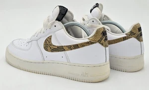 Größe 10,5 - Nike Air Force 1 Retro 2019 Low Ivory Snake - Bild 1 von 10