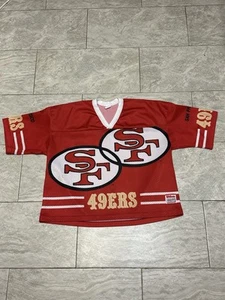 San Francisco 49ers Football All Over Print Wilson Trikot Vintage 2XL XXL Boxy - Bild 1 von 10