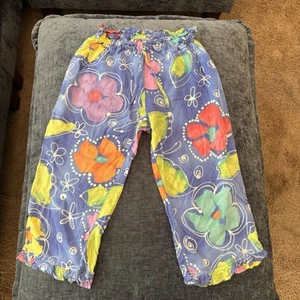 Jams World Floral Kids Pants Size Large - Picture 1 of 4