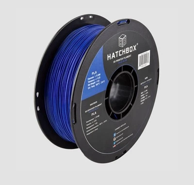 BLUE PLA FILAMENT - 1.75MM, 1KG SPOOL - Image 1 of 2