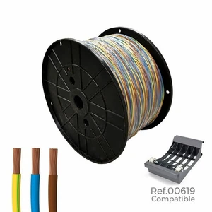 Elektrische Schlauchleitung Sediles h07z1-k 3G Dreifarbig 3 x 1,5 mm 300 m - Bild 1 von 1