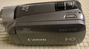 Canon VIXIA HF R20 HD Camcorder 28x Zoom 8GB Storage - Good Used Condition - Picture 1 of 6