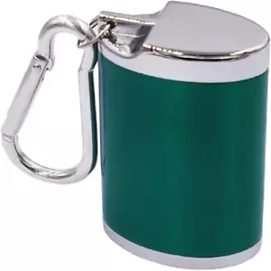 Metal Portable Ashtray with Lid,Outdoor Pocket Ashtray for Cigarettes,Travel Ash - Picture 1 of 12