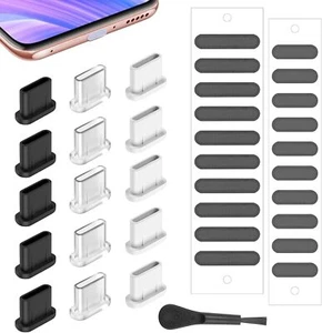 Lunarcharm Set Di 18 Tappi Antipolvere USB C, Applicabili a Iphone 16/15, Copert - Foto 1 di 12