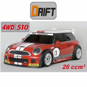 FG Modellsport 1:5 Drift 4WD 510 Chassis 26ccm³ FG Trophy rot - Bild 1 von 14