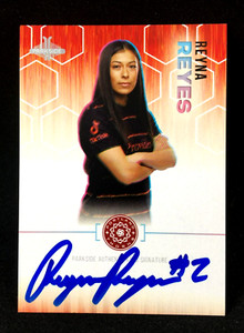 Reyna Reyes 2023 Parkside NWSL Vol 1 Signature Series Red Hex /99 Auto RC Rookie