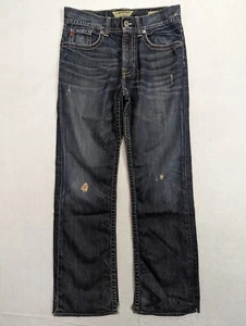 Big Star Mens Distressed Jeans Pioneer Boot Size 31 R Cotton Blend Blue - Picture 1 of 18