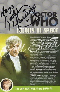 DOCTOR WHO - Kolonie im Weltraum DVD Einlage signiert von Katy Manning 03 (SCHT) - Bild 1 von 1