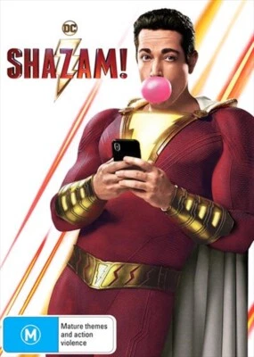 Shazam (2019, DVD, Rg4) DC Comics, Zachary Levi, Mark Strong, NEW SEALED - Image 1 of 4