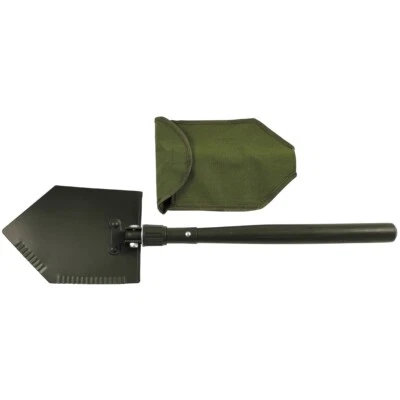 MFH KLAPPSPATEN + Tasche BW Bundeswehr Spaten Outdoor Schaufel Hacke Schüppe Säge 32