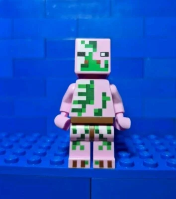 LEGO PINK PIG MINECRAFT MINIFIGURA JUEGO PERSONAJE Zombie Foto 1 de 4