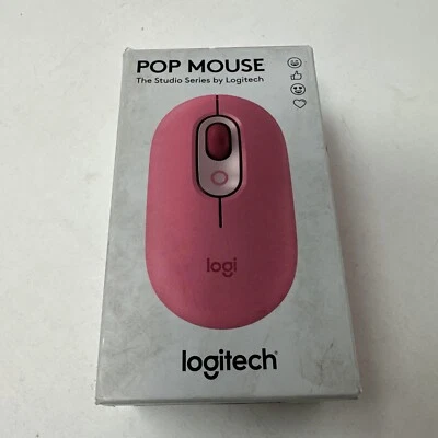 LOGITECH POP MOUSE WIRELESS MOUSE HEARTBREAKER ROSE - Image 1 of 4