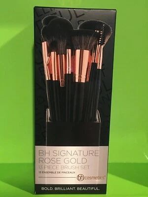 BH Cosmetics Signature Rose Gold 13 Piece Brush Set.New - Image 1 of 4