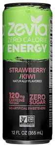 Zero Calorie Energy Drink, Strawberry Kiwi, 120Mg Caffeine, Zero Sugar, Non-Gmo, - Picture 1 of 4