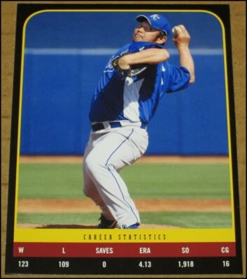 2009 Hideo Nomo Photo Clipping Kansas City Royals 2.75x3.75 Los Angeles Dodgers - Image 1 of 4