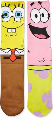 Odd Sox Hombre Bob Esponja y Patricio, Multi, Calcetín Talla: 10-13/Talla de Zapato: 6-12 Foto 1 de 3