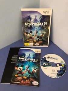 Disney Epic Mickey 2 Nintendo Wii Complete with Manual - Imagen 1 de 5
