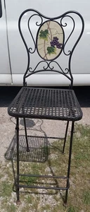 Zusammenklappbarer Barhocker aus Eisen (BS12) - Bild 1 von 6