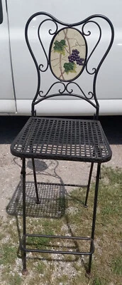 Collapsable Iron Bar Stool  (BS12) - Image 1 of 4