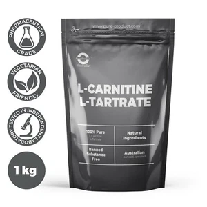 1KG PURE L-CARNITINE L-TARTRATE LCLT POWDER Premium - Picture 1 of 5